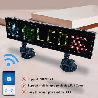 LED Car Window Display